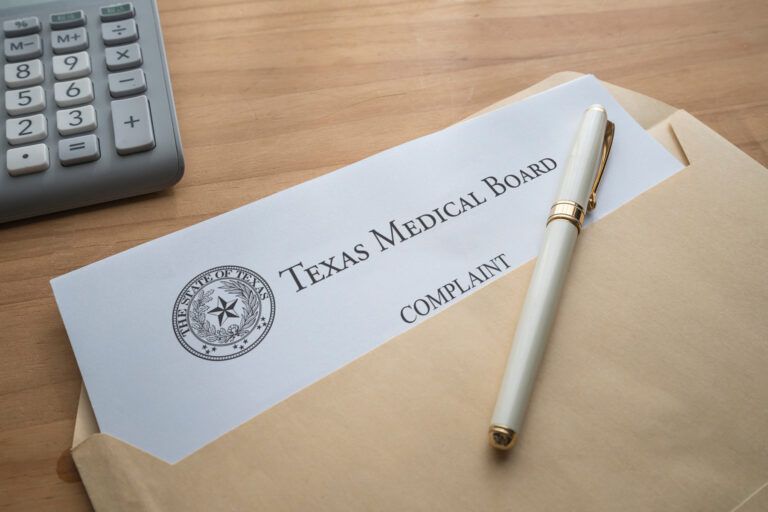 a letter from the Texas Medical board signifying their initial complaint letter. A physician receiving this letter must be proficient in responding to medical board complaints
