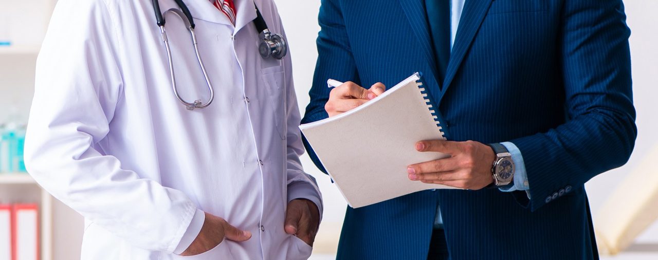 A physician is being shown his physician employment contract by an attorney. Unless he knows how to negotiate a physician employment contract, he will have a hard time getting the best deal for himself